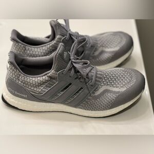 adidas Ultra Boost Gray Athletic Shoes
